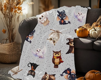 Wizard Pets collage pluche deken, pottenbakker fan cadeau