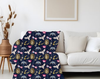 Pluche deken Potter Wizard: collageslinger voor fans
