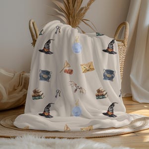 Zauberer Collage Plüschdecke: Geschenk Potter Fan