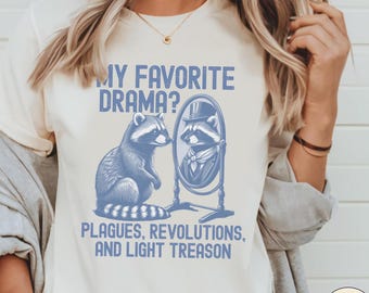 Retro History TShirt for History Lover Gift Social Studies Gift for History Major Shirt Graduation Gift for Teacher Male Teacher Raccoon Tee
