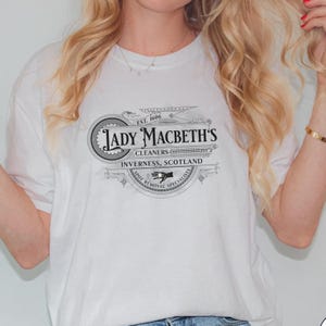 Lady Macbeth's Cleaning Service Shirt English Teacher Gift Theatre Teacher Shirt Bookish Gift Academia Shirt Funny Shakespeare T-Shirt