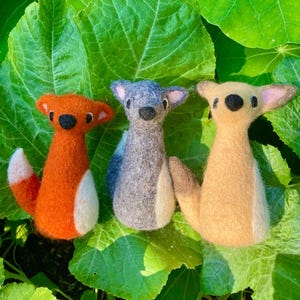 Crafty Canines - Needle Felt Fox, Needle Felt Wolf, Needle Felt Coyote