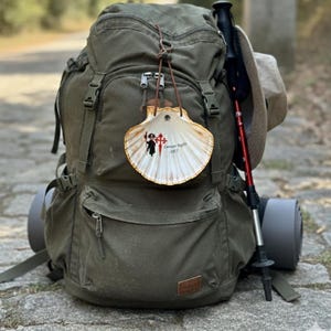 Concha peregrino , camino De Santiago , personalized pilgrim shell
