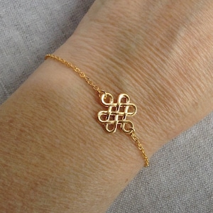 Celtic Knot Bracelet, Silver celtic knot bracelet, Gold Celtic Knot Bracelet, Celtic Knot Jewelry