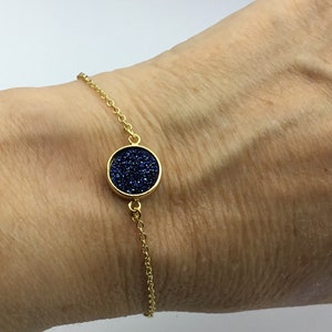 Druzy rose gold Bracelet, rose gold jewelry, Druzy Bracelet, Druzy Jewelry, image 3