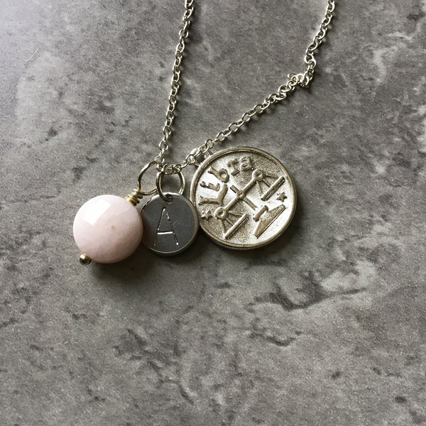 Collier du zodiaque, cadeau d'anniversaire, signes des étoiles, horoscope, collier de pierre de naissance, cadeau pour lui, cadeau pour elle