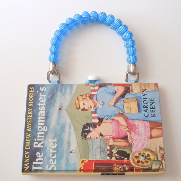 Nancy Drew Book Purse - Ringmaster's Secret - reserved for msmuppety