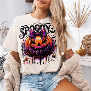 Vintage Halloween Ghost PNG: Spooky Season Shirt Design (Digital Download)