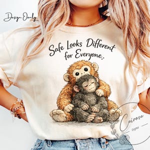 Dear Punch Monkey PNG, Viral Baby Monkey Inspired PNG, Emotional Plush Toy Png, Baby Monkey Punch Png