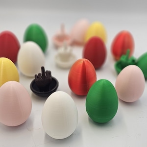Oeuf de Pâques amusant imprimé en 3D - majeur caché à l'intérieur