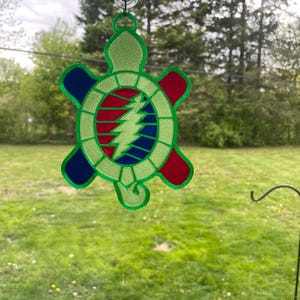 Grateful dead terrapin sun catcher