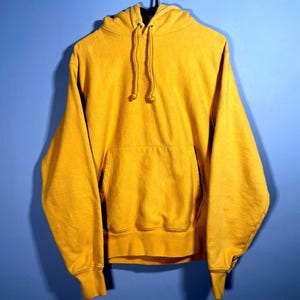 ナ*キ様 Champion Reverse Weave マスタード 90s 90 90s Champion Reverse Weave Hoodie - Etsy