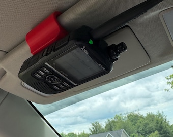 Icom ID52, Uniden SDS100, SDS150, Baofeng, Yaesu, Kenwood, Sun Visor Mount
