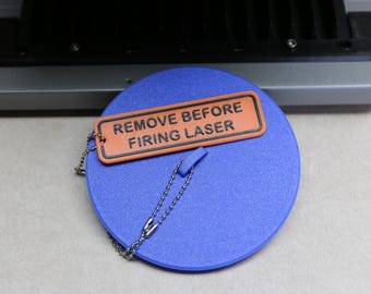 xTool F2 Ultra UV/MOPA Lens Guard | Remove Before Firing Laser Tag Included