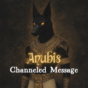 Anubis - Channeled Letter | Messages from Egyptian God Anpu | Personalised Deity Reading
