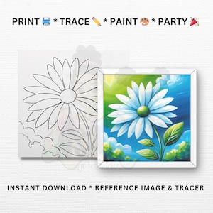 DIY Paint Party Templates | Printables for Paint Parties, Paint Kits | PNG, JPG | Instant Download | Printable Stencil