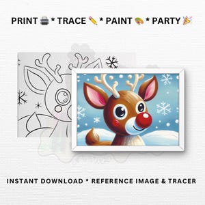 DIY Paint Party Templates | Printables for Paint Parties, Paint Kits | PNG, JPG | Instant Download | Printable Stencil