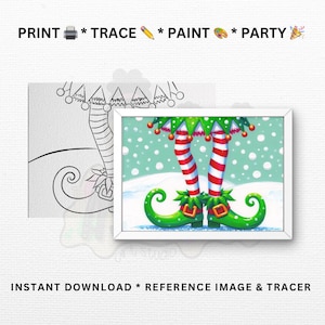 DIY Paint Party Templates | Printables for Paint Parties, Paint Kits | PNG, JPG | Instant Download | Printable Stencil