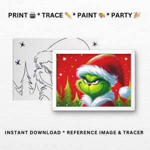 DIY Paint Party Templates | Printables for Paint Parties, Paint Kits | PNG, JPG | Instant Download | Printable Stencil