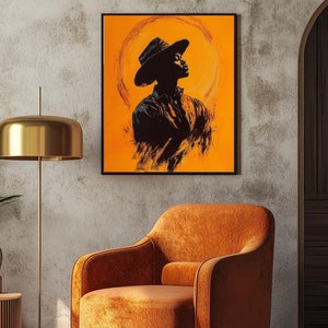 Decorazione murale western con cowboy, decorazione murale western massimalista, stampa artistica da cowboy, decorazione murale da cowgirl, decorazione da dopamina, poster stampabili