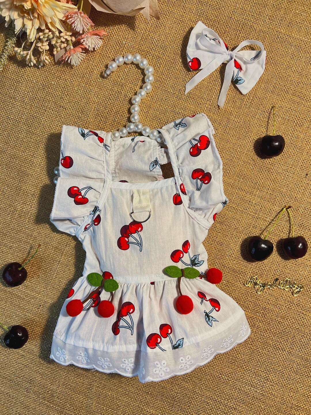 THICK DOG - Cherry Red Doggy Dress ( Sleeveless ) main image 0