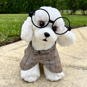 Mystery Solver Pet Costume - Sherlock Holmes Style Cape & Glasses, pet costume, dog Halloween dress, dog Halloween costume, pet cosplay outf