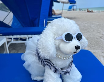 Adorable Dog Summer Ensemble, Elegant and Chic Dog Clothes for Weddings and Summer Events, elegant Dog dress, summer dog dresses