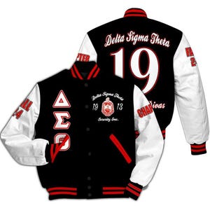 【希少】Delta Sigma Theta Varsity Jacket Delta Sigma Theta Varsity Jacket - Vanquishe
