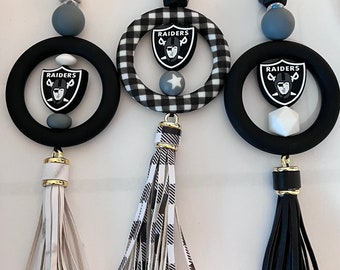 Los Angeles Raiders Car Charm/ Window Decoration / Suncatcher / Raiders Fans Decoration / Home Decor / Small Gift, / Birthday Gift / Fan