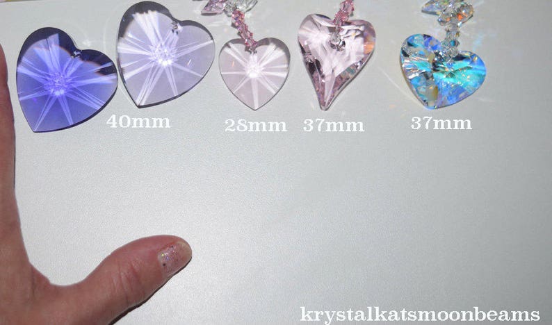 Choose Your Own Colors Rainbow Crystal Suncatcher Car Charmornament Valentine 7 12 8 12 Wild Heart