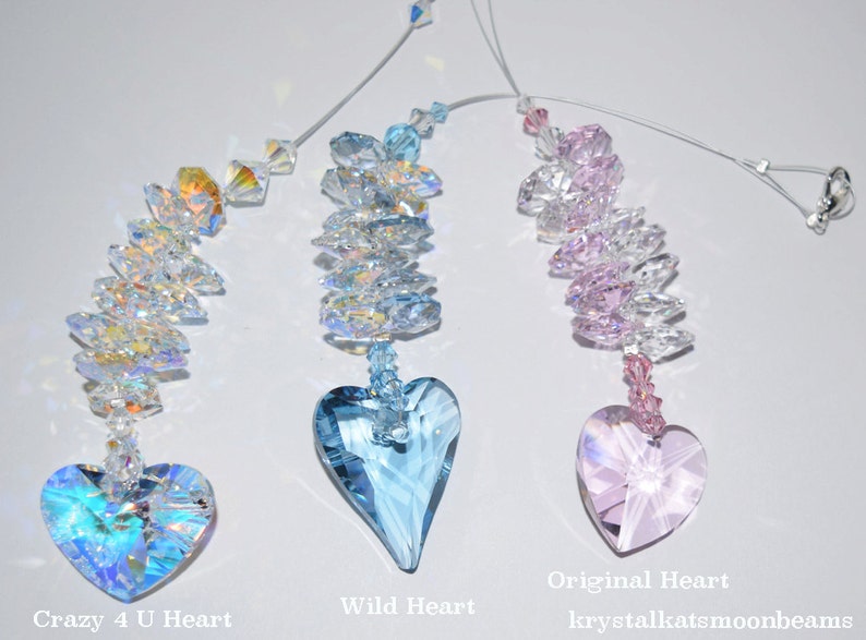 Choose Your Own Colors Rainbow Crystal Suncatcher Car Charmornament Valentine 7 12 8 12 Wild Heart