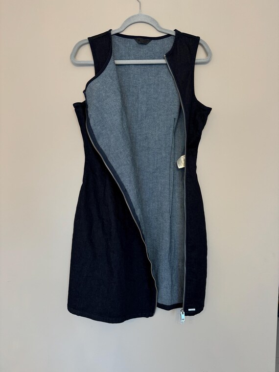 Diesel denim blue jeans dress zip up vintage rare 00s Diesel denim blue jeans dress zip up vintage rare 00s