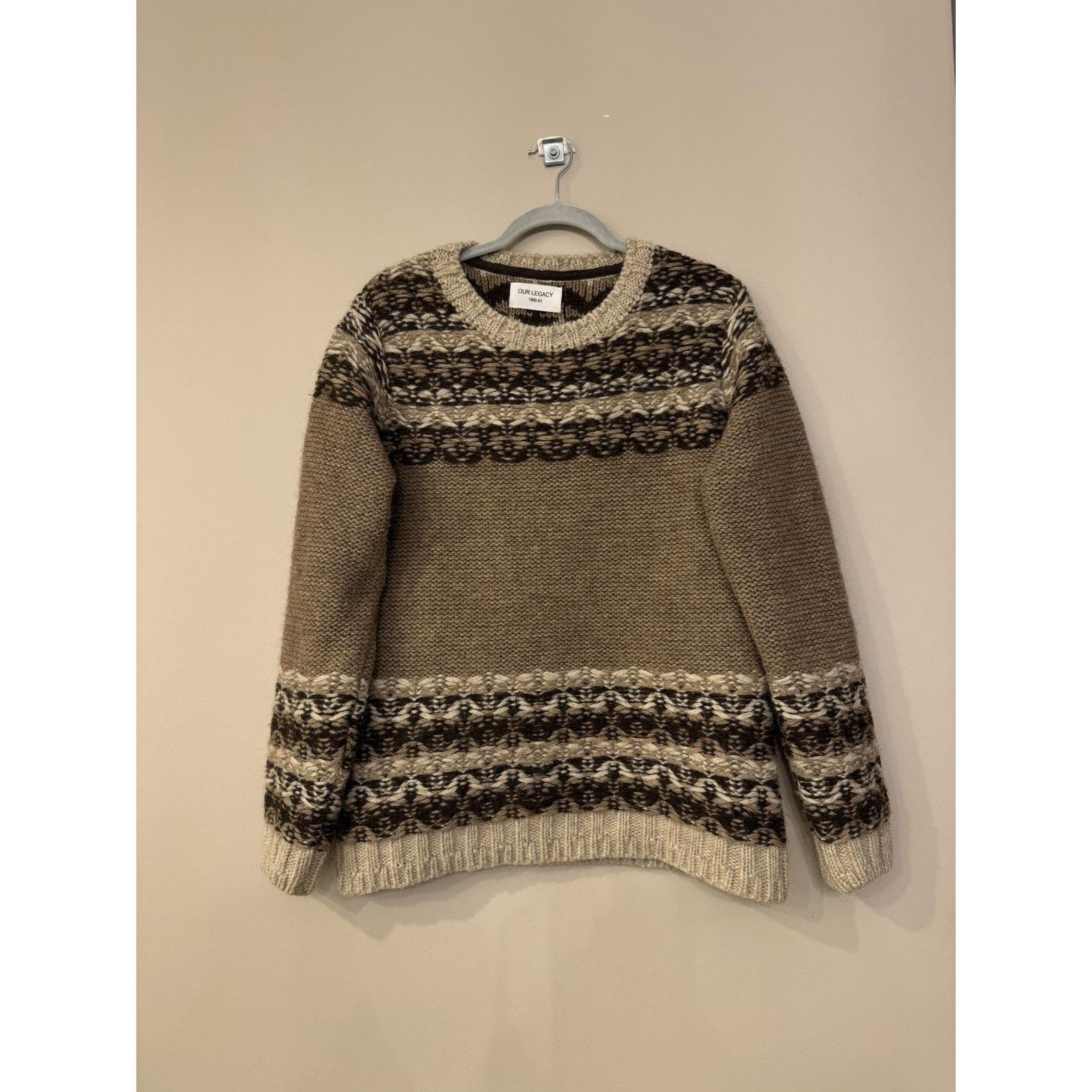 Our Legacy, Our Legacy alpaca wool sweater size M vintage rare