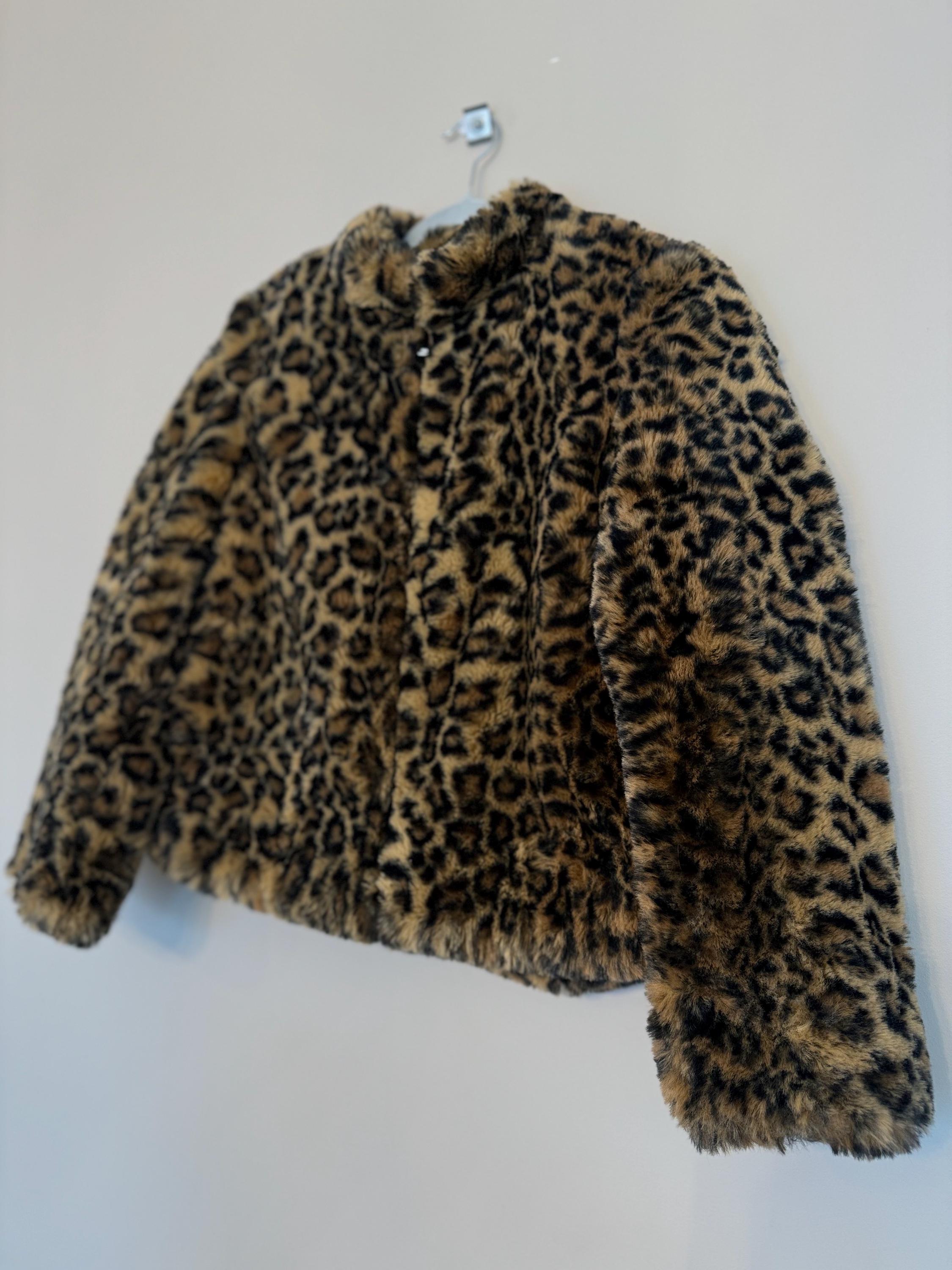 Zara Trf Collection Leopard Jacket Zip up Hype Glamour - Etsy