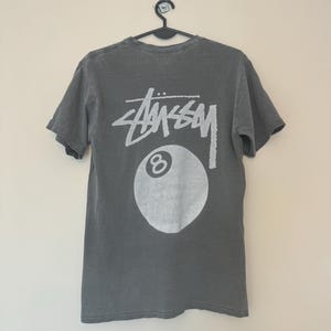 Stussy 8 Ball Big Logo T Shirt Vintage 90s 00s - Etsy