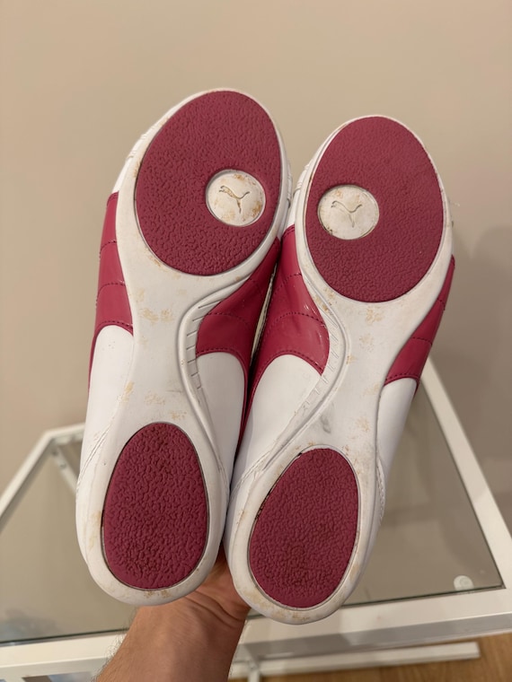希少カラー　00s　OLD PUMA　ベロア　セットアップ　Y2K　刺繍　L OLD PUMA オールドプーマ セットアップ SET UP ビックロゴ 刺繍