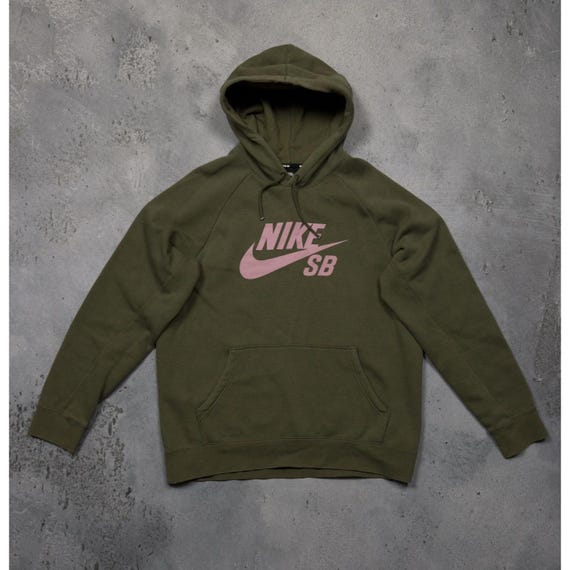 nike swoosh khaki sweatshirt