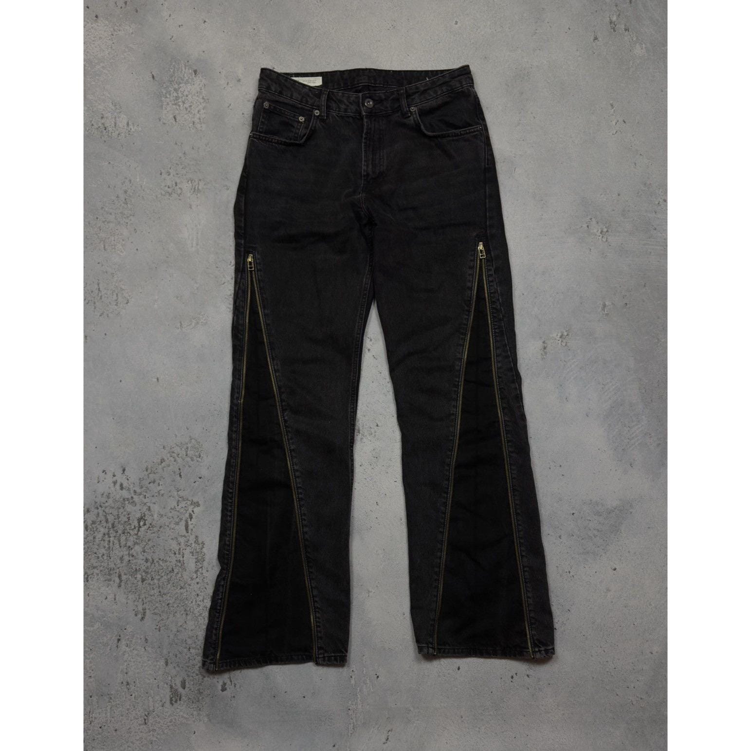 y2k バギーデニム opium ワイドレッグジーンズ snake ZARA y2k バギーデニム opium ワイドレッグジーンズ snake ZARA ZARA