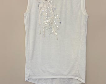 Helmut Lang vintage white tank top rare archival item size S