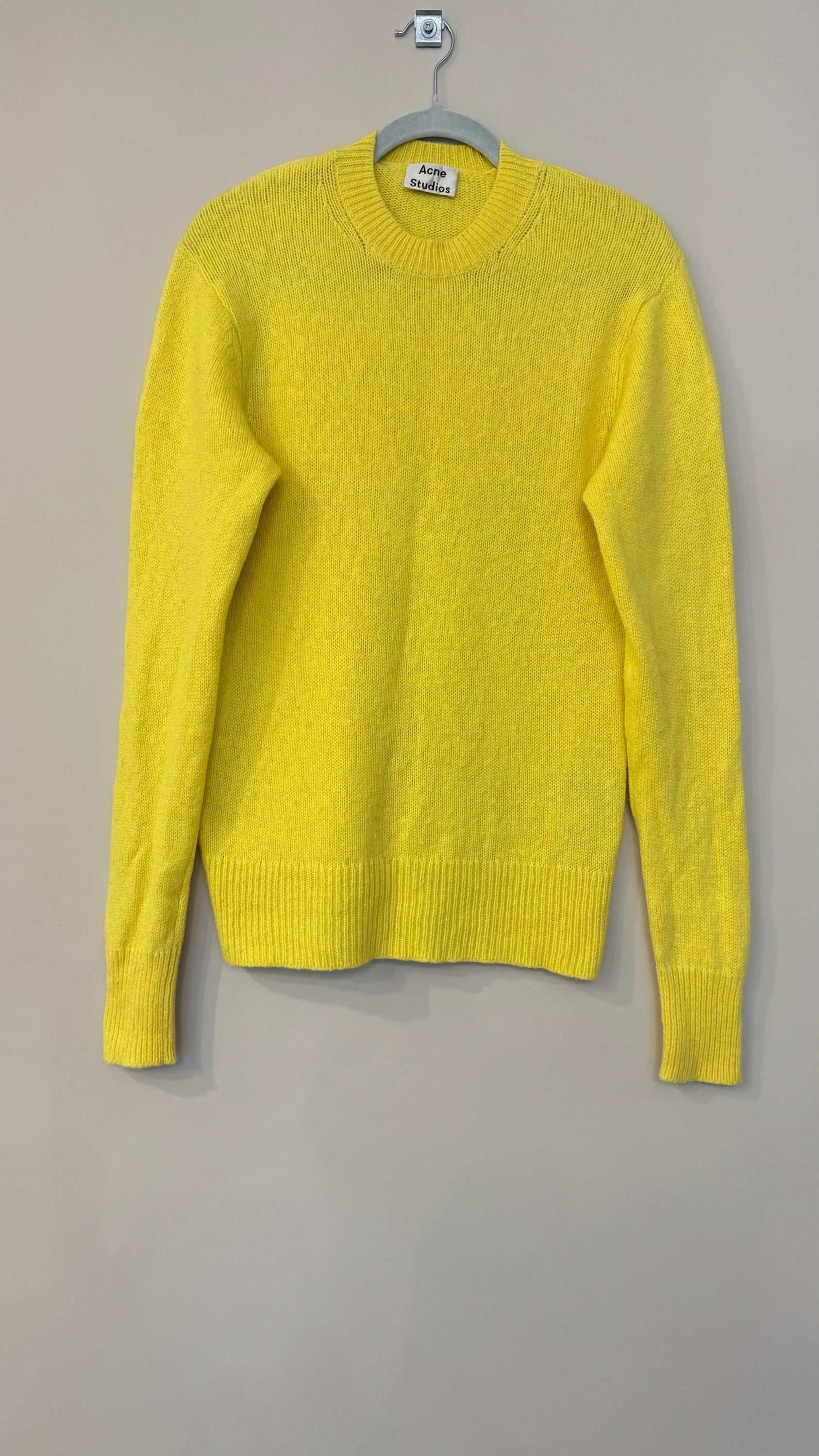 Acne Studios Peele Sweater Yellow Vintage Rare Swetr - Etsy