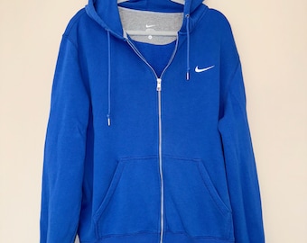 Sudadera clásica vintage Nike de los años 90 y 2000 con pequeño Swoosh Y2K