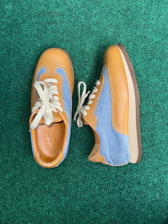 Hermes quicker runner sneakers vintage leather Size 39