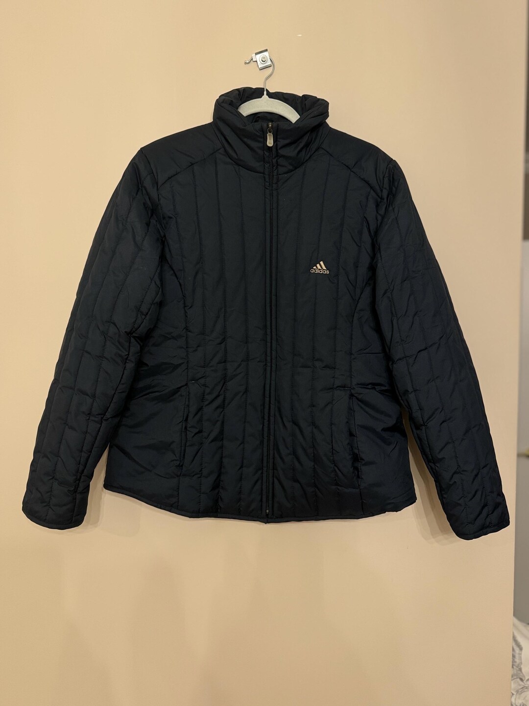 ジャケット・アウター archive 90s 00s wool jacket Y2K used Vintage 90's TRACK Jacket XL Black Yellow Stripe Full Zip