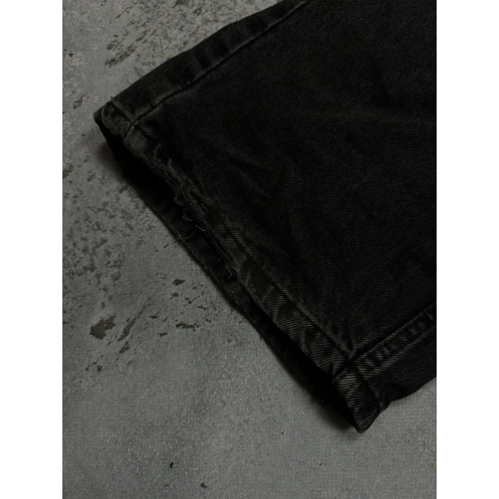 パンツ black damage denim swag opium Opium Denim wide-leg pants