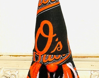 Baseball Gnomes - MLB Team Gnome Decor -Balt. Orioles, Washington Nationals, Philadelphia Phillies - Baseball Fan Gift - Sports Home Décor