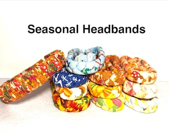 Seasonal Headbands, Stretchy Braided and Classic Designs, Everyday Fabric Hair Accessory