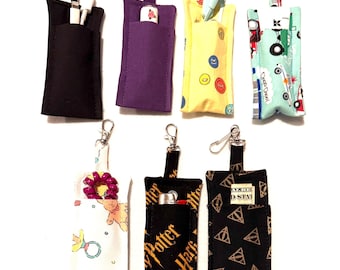Mini Pocket Keychain for Small Essentials,  Handmade Lanyard Keychain Bag Organizer, Gift Ready
