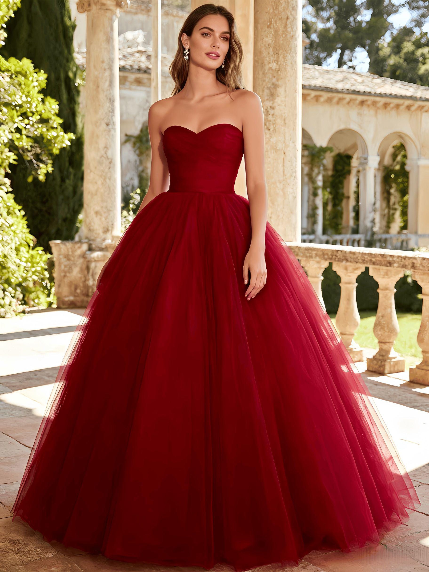 strapless open back dress Julia Roberts Red Dress Pretty Woman – LausenCrafts main image 1