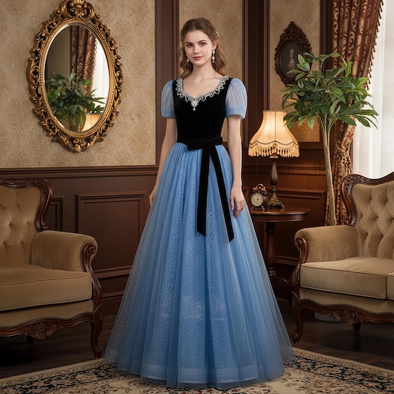 Elegant Blue Bow Tulle Prom Dress,quinceanera Dress,formal Prom Dress,birthday  Ball Gowns,pink Prom Dress,short Shouder Dress,beaded Dresses - Etsy Israel