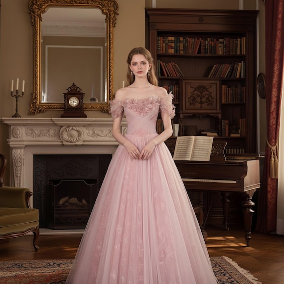 fantasy pink fairy dress Rose Princess Dress main image 0